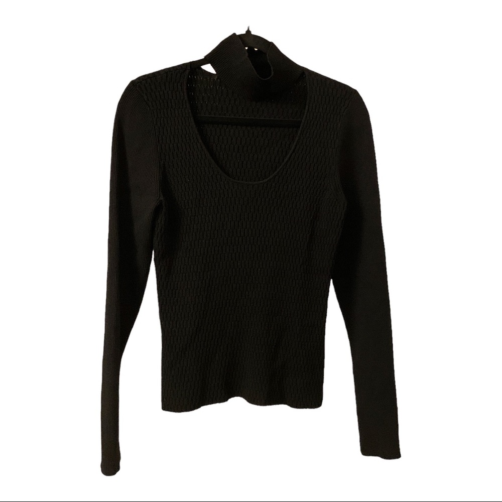 Milly Ribbed Half Moon Sweater - Picture 6 of 9